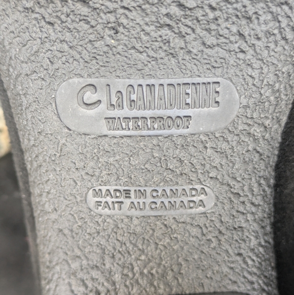 La CANADIENNE Black Suede Waterproof Zip Boots - Picture 6 of 7